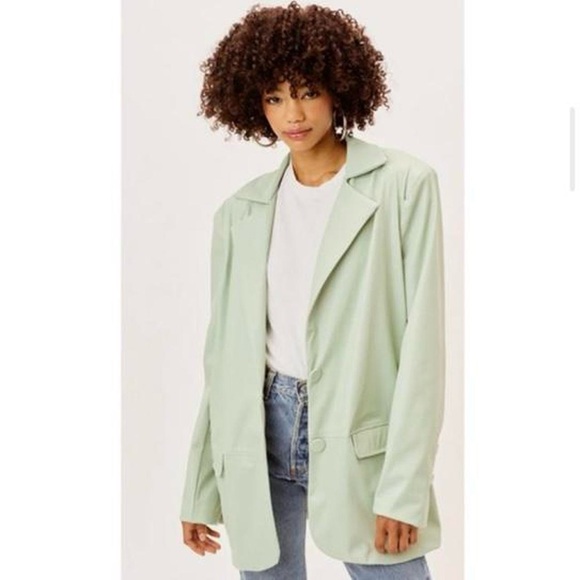 TALIA BOYFRIEND BLAZER - FOR LOVE & LEMONS Size XXS, oversized can fit XXS-M - Picture 1 of 9